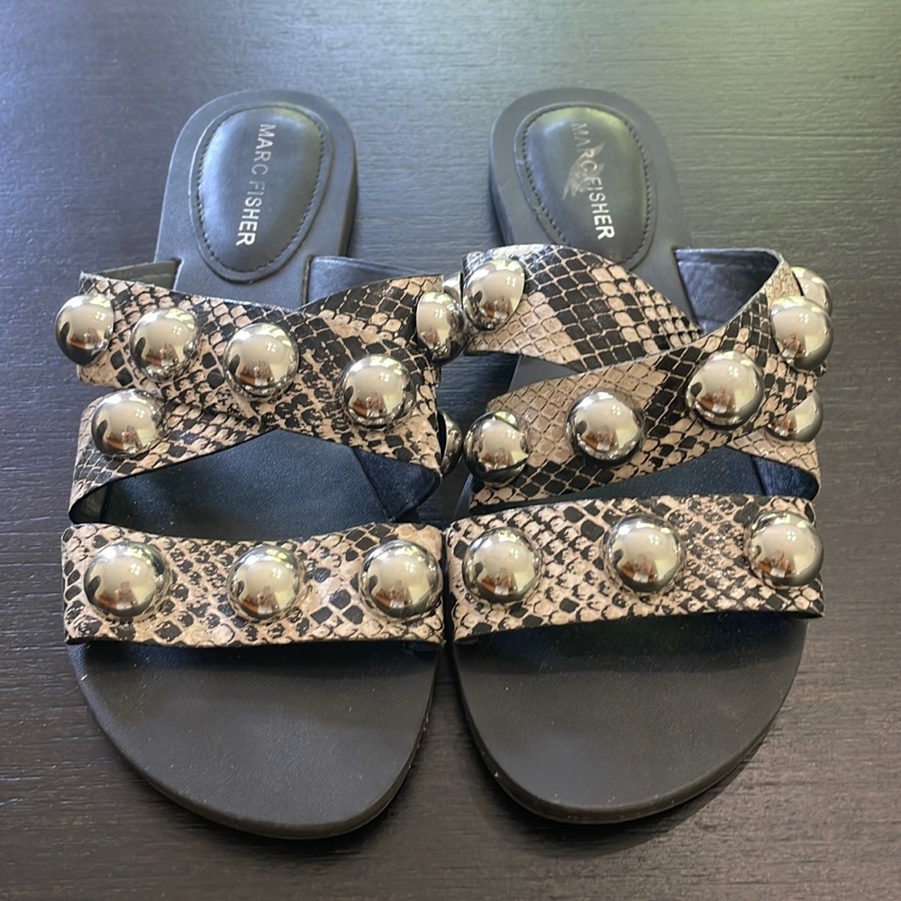 Marc Fisher Snakeskin Sandals